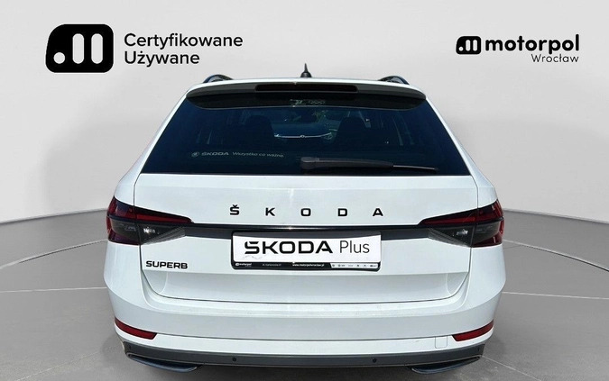 Skoda Superb cena 124900 przebieg: 152549, rok produkcji 2020 z Tarnogród małe 742
